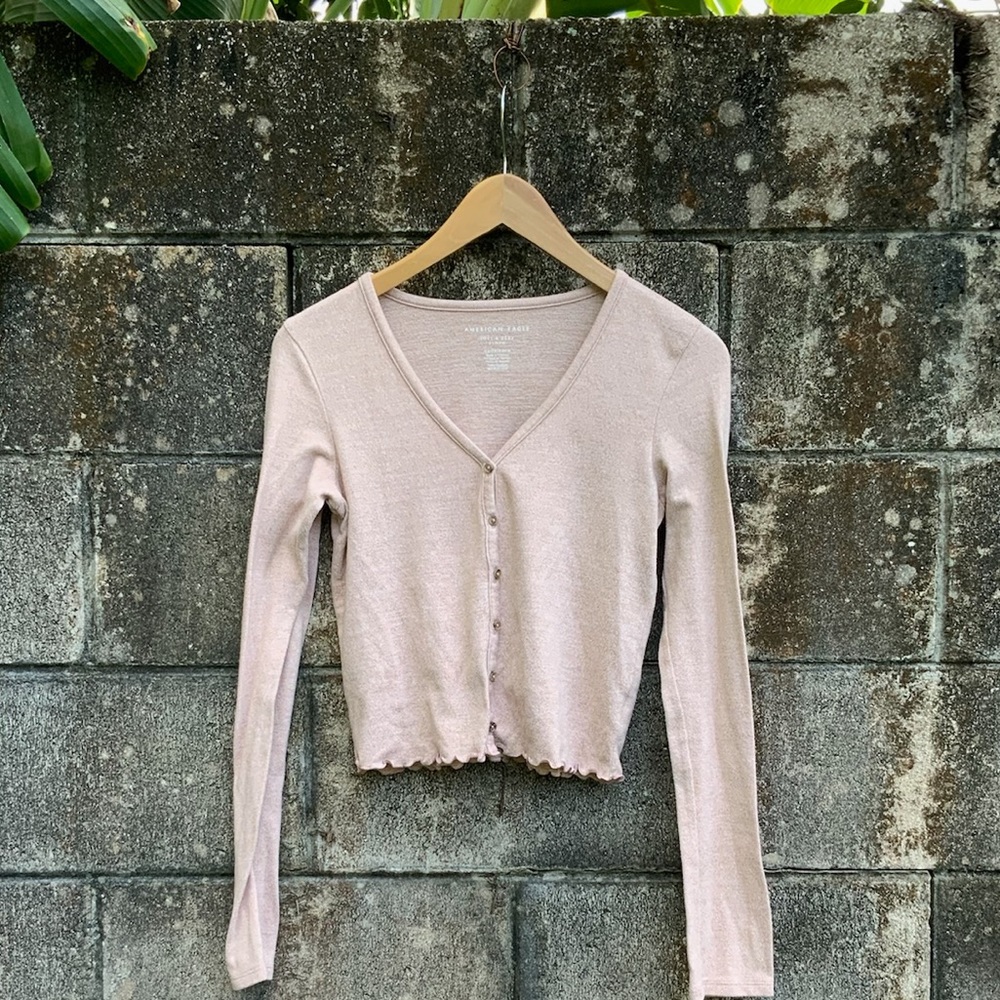 American Eagle Outfitters - ‘Soft & Sexy Plush’ LS Blouse